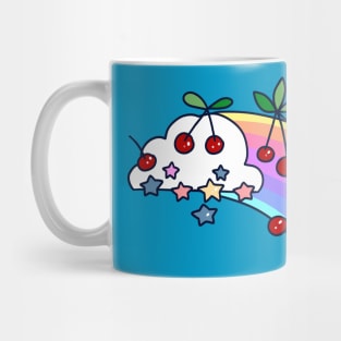 Cherry Rainbow Clouds Mug